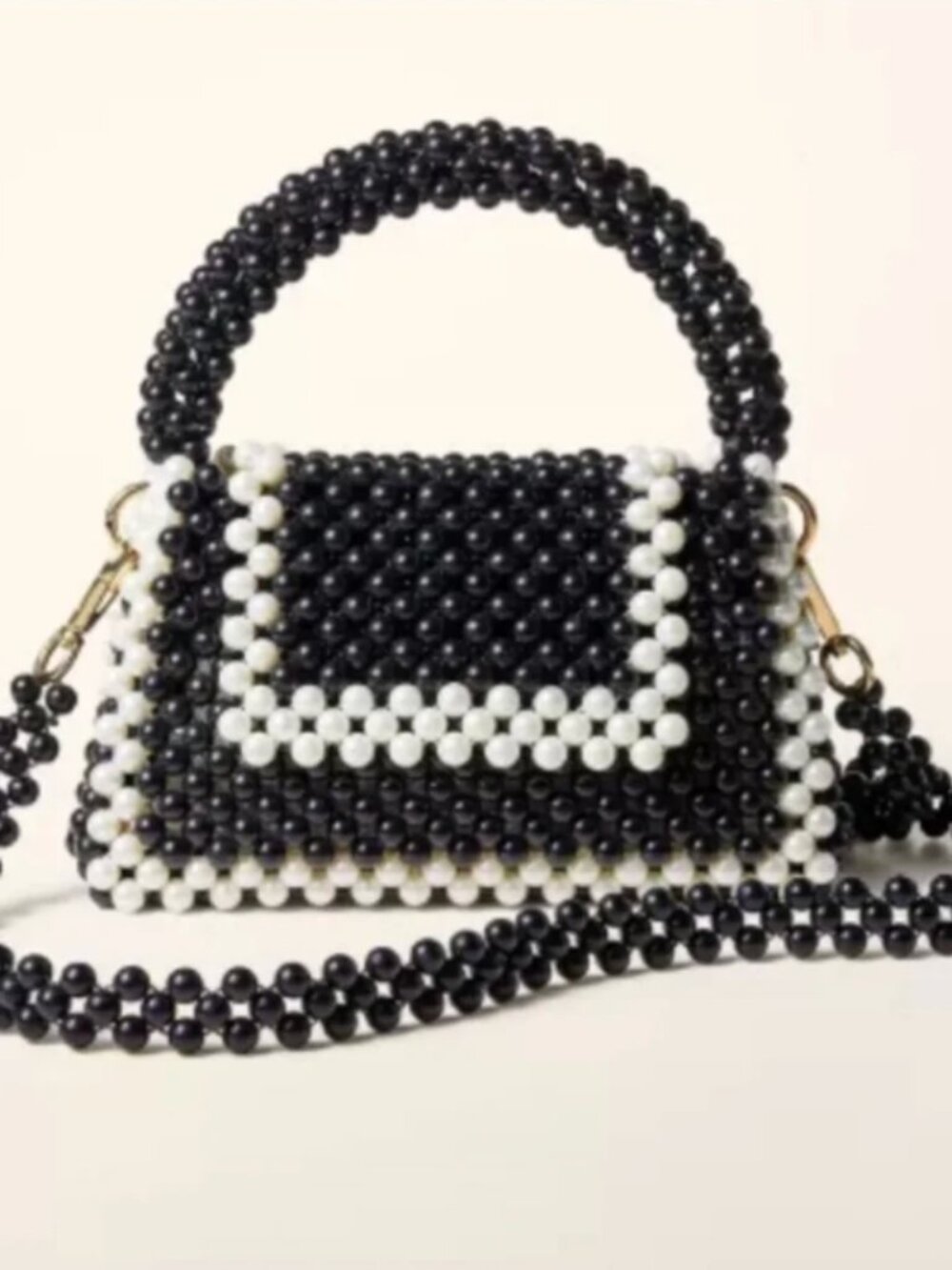 NWT Kate Spade x Target Beaded Bag in Black & White